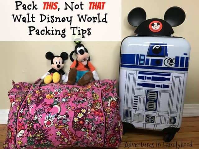 Packing Tips for Your Disney Vacation